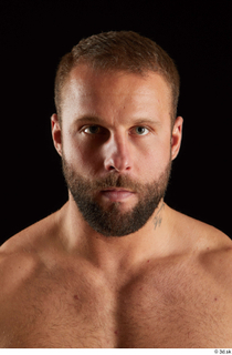 Dave  2 bearded flexing front view head 0010.jpg